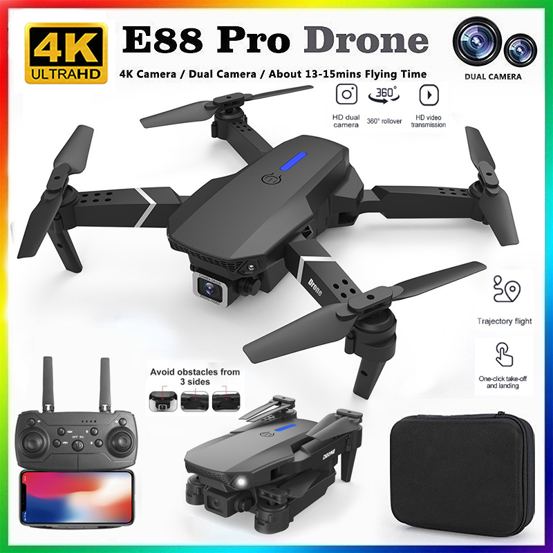 Drone Surveying - طائرة بدون طيار E88 احترافية جديدة