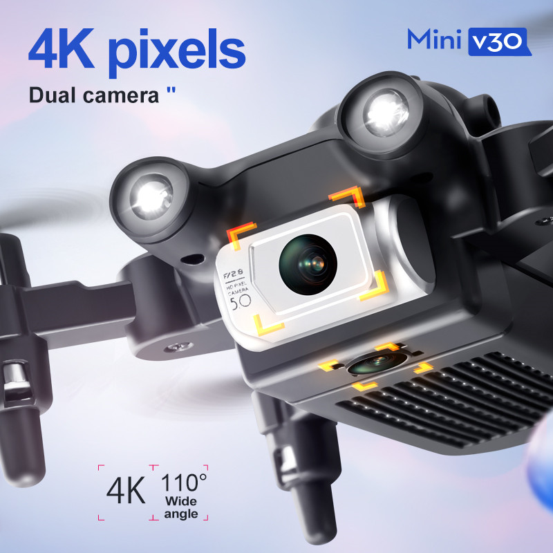 طائرة بدون طيار صغيرة V30 WiFi - مراجعة Drone Aerial Photography وسعره