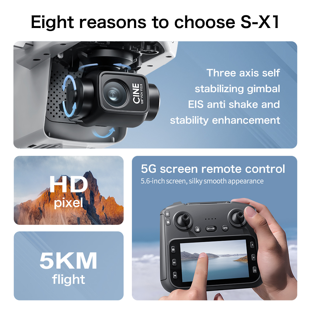 طائرة بدون طيار S-X1 MAX GPS م - مراجعة Drone Thermal Imaging وسعره