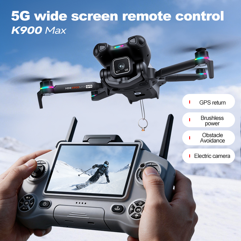 طائرة بدون طيار K900 MAX الجدي - مراجعة Drone Surveying وسعره